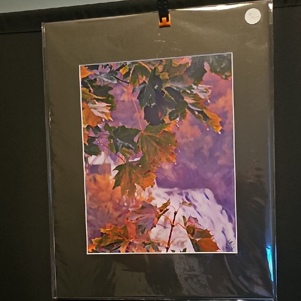 Fall At Montmorency Falls High Quality Photograph With Mat